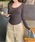 Vipoa�i���B�|�A�j�́ugather slim tops�iT�V���c/�J�b�g�\�[�j�v�b�O���[