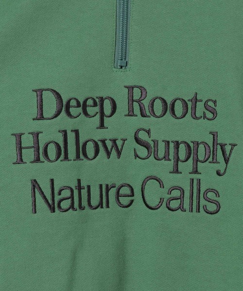 JEANASIS(ジーナシス)の「【Les Fleurs】ロゴハーフZIPスウェット/599001(スウェット・レディース・ブラック/グリーン/グレー/ネイビー・FREE)」の13枚目の写真