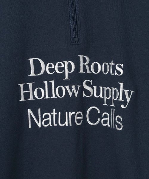 セール】【Les Fleurs】ロゴハーフZIPスウェット/599001（スウェット