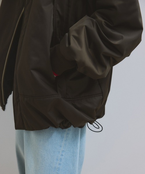 WEB限定】スタンドカラーフライトジャケット（その他アウター）｜ADAM