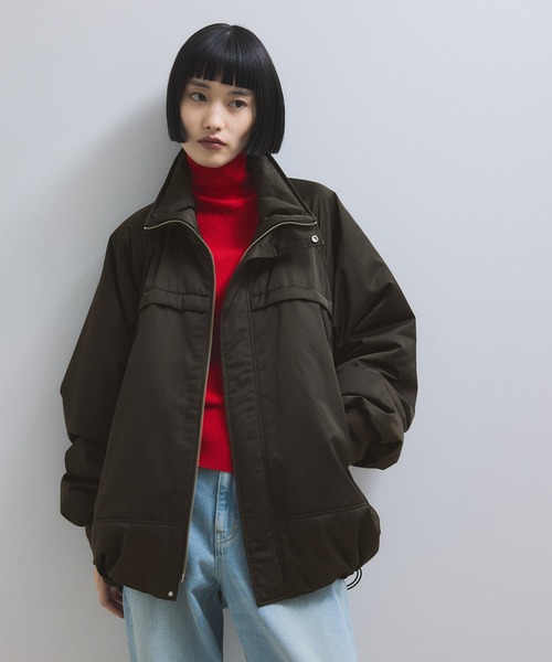 WEB限定】スタンドカラーフライトジャケット（その他アウター）｜ADAM