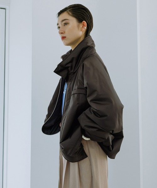 WEB限定】スタンドカラーフライトジャケット（その他アウター）｜ADAM