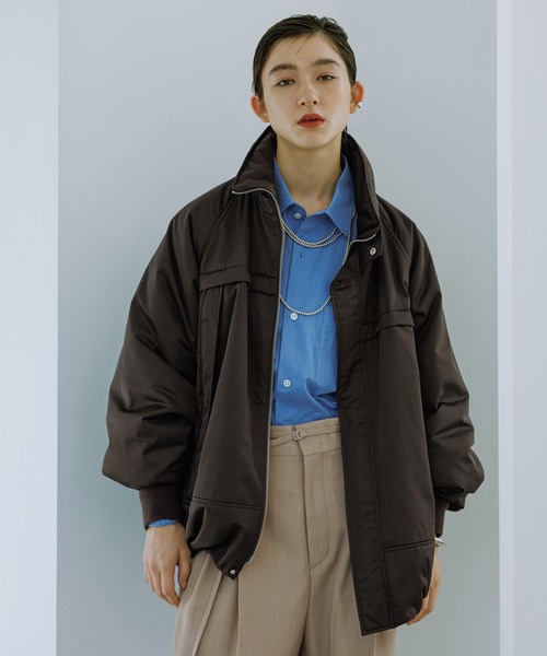 エトスフライトジャケット スタンドカラー WEB限定】スタンドカラーフライトジャケット（その他アウター）｜ADAM