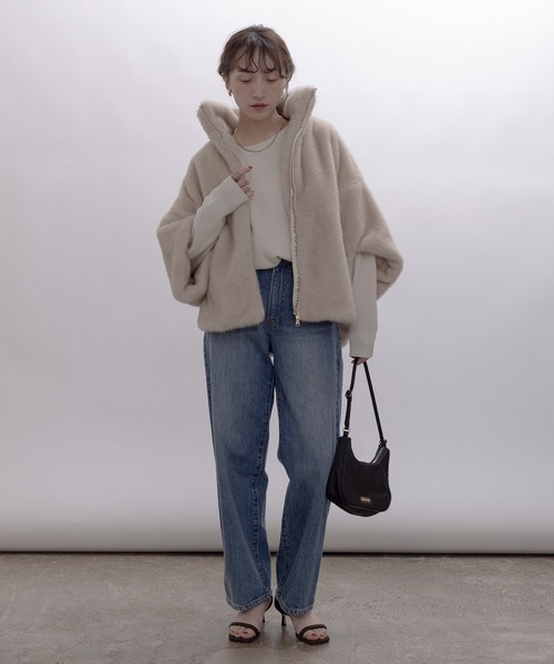 ミンクのショートコート セール】 ミンクショートコート （その他アウター）｜GRACE