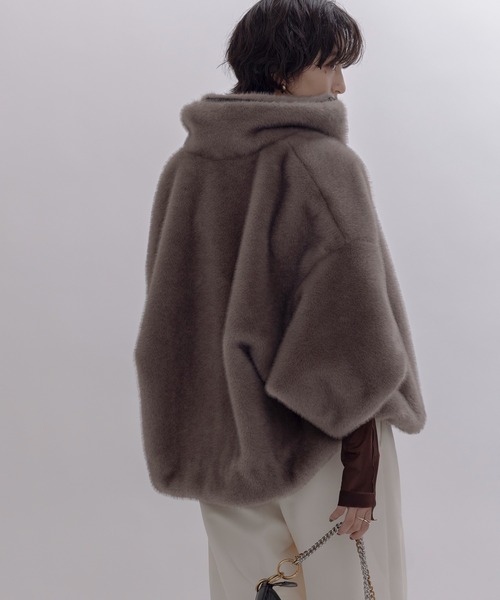 リアルミンクファー/MINKショートコートジャケットポンチョ　Mサイズ新品 楽天市場】ショート コート（素材（生地・毛糸）ファー・ファー