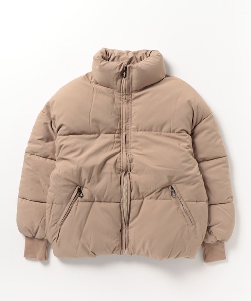 ARCADE（アーケード）の「オーバーサイズ ショート丈 リブ付き ボリューム衿 エコダウンジャケット -ARCADE Limited Line-（ダウンジャケット/コート・レディース・ブラック/グレイッシュベージュ/アイボリー・FREE）」の16枚目の写真