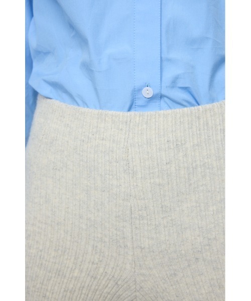 MOUSSY(マウジー)の「KNIT MICRO ショートパンツ(その他パンツ・レディース・アイボリー/ブラウン/チャコールグレー・FREE)」の15枚目の写真