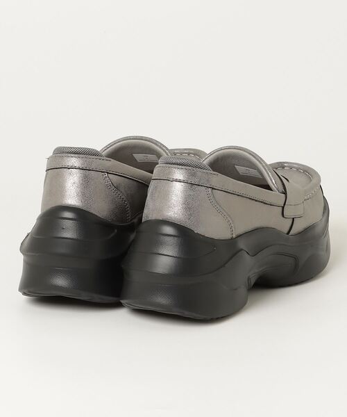 kitson(キットソン)の「Kitson ボリュームソール ローファー スニーカー スリッポン(ローファー・レディース・シルバー/ブラック・24.5cm/24cm/23.5cm/23cm)」の3枚目の写真
