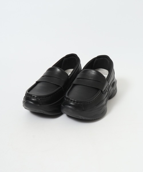 kitson(キットソン)の「Kitson ボリュームソール ローファー スニーカー スリッポン(ローファー・レディース・シルバー/ブラック・24.5cm/24cm/23.5cm/23cm)」の5枚目の写真
