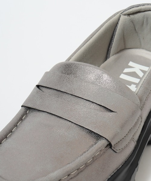 kitson(キットソン)の「Kitson ボリュームソール ローファー スニーカー スリッポン(ローファー・レディース・シルバー/ブラック・24.5cm/24cm/23.5cm/23cm)」の7枚目の写真