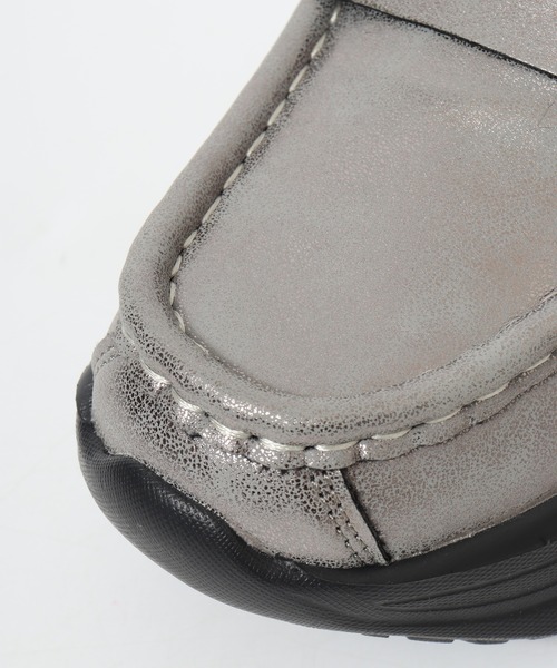 kitson(キットソン)の「Kitson ボリュームソール ローファー スニーカー スリッポン(ローファー・レディース・シルバー/ブラック・24.5cm/24cm/23.5cm/23cm)」の8枚目の写真