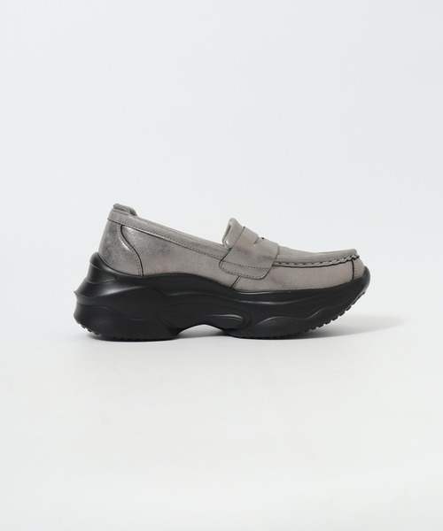kitson(キットソン)の「Kitson ボリュームソール ローファー スニーカー スリッポン(ローファー・レディース・シルバー/ブラック・24.5cm/24cm/23.5cm/23cm)」の12枚目の写真