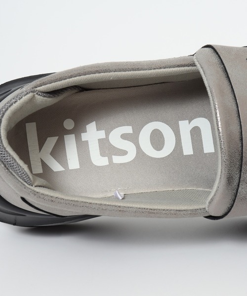 kitson(キットソン)の「Kitson ボリュームソール ローファー スニーカー スリッポン(ローファー・レディース・シルバー/ブラック・24.5cm/24cm/23.5cm/23cm)」の14枚目の写真