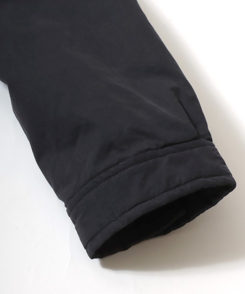 Dickies（ディッキーズ）の「Dickies/ディッキーズ Hunting Jacket/オーバーサイズ ナイロン 襟コーデュロイ ハンティングジャケット/薄中綿ジャケット/ブルゾン/レディース メンズ（ブルゾン・メンズ・オリーブ/ブラック・M/L/XL）」の14枚目の写真