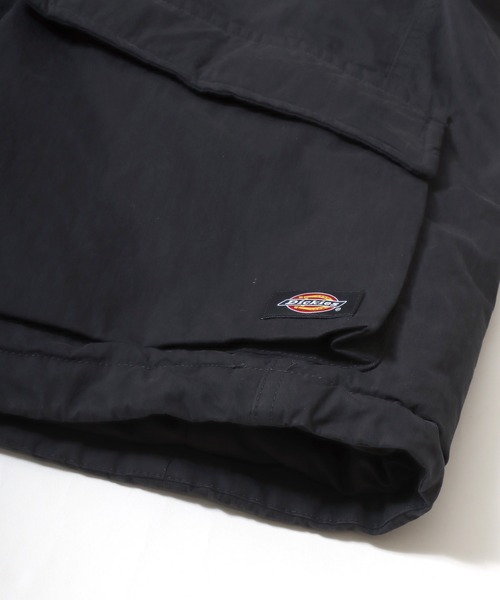 Dickies（ディッキーズ）の「Dickies/ディッキーズ Hunting Jacket/オーバーサイズ ナイロン 襟コーデュロイ ハンティングジャケット/薄中綿ジャケット/ブルゾン/レディース メンズ（ブルゾン・メンズ・オリーブ/ブラック・M/L/XL）」の12枚目の写真