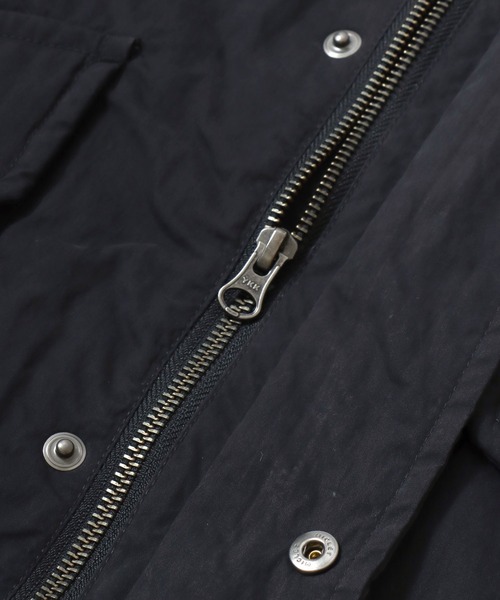 Dickies（ディッキーズ）の「Dickies/ディッキーズ Hunting Jacket/オーバーサイズ ナイロン 襟コーデュロイ ハンティングジャケット/薄中綿ジャケット/ブルゾン/レディース メンズ（ブルゾン・メンズ・オリーブ/ブラック・M/L/XL）」の7枚目の写真