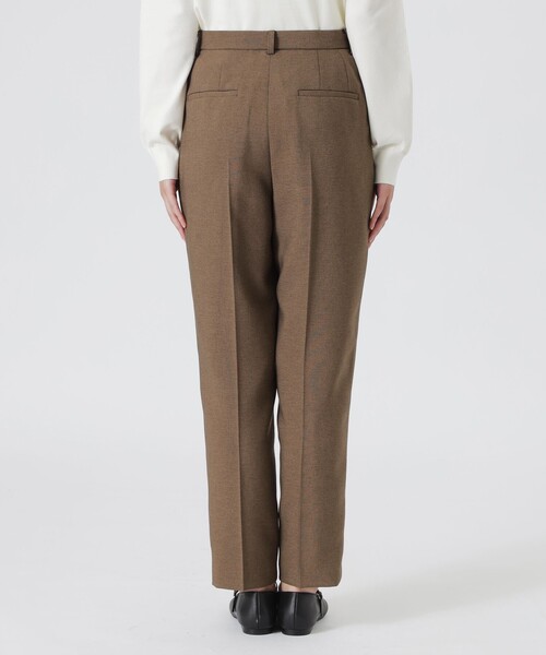 LOVELESS(ラブレス)の「フロントダーツテーパードパンツ(スラックス・レディース・ブラウン系その他3/ブラック・36/34)」の15枚目の写真