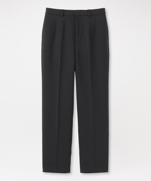 LOVELESS(ラブレス)の「フロントダーツテーパードパンツ(スラックス・レディース・ブラウン系その他3/ブラック・36/34)」の4枚目の写真