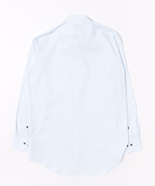 TOKYO SHIRTS(トウキョウシャツ)の「形態安定ノンアイロン ボタンダウン 長袖ビジネスワイシャツ(ビジネスシャツ・メンズ・サックスブルー・首回り39cm-裄丈80cm/首回り39cm-裄丈84cm/首回り41cm-裄丈82cm/首回り41cm-裄丈86cm/首回り42cm-裄丈82cm/首回り42cm-裄丈86cm/首回り43cm-裄丈82cm/首回り43cm-裄丈86cm/首回り37cm-裄丈80cm/首回り37cm-裄丈84cm)」の7枚目の写真
