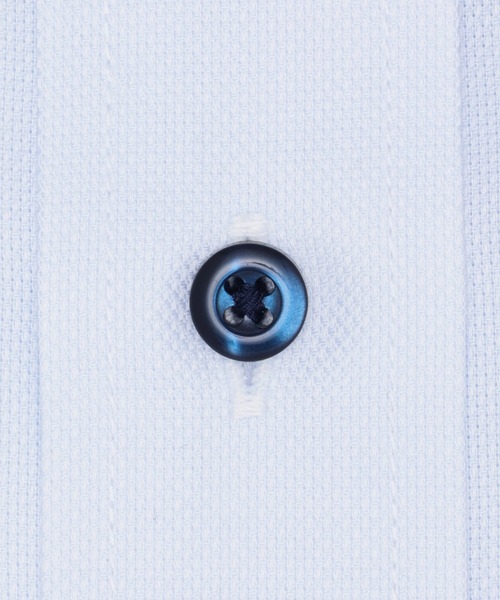 TOKYO SHIRTS(トウキョウシャツ)の「形態安定ノンアイロン ボタンダウン 長袖ビジネスワイシャツ(ビジネスシャツ・メンズ・サックスブルー・首回り39cm-裄丈80cm/首回り39cm-裄丈84cm/首回り41cm-裄丈82cm/首回り41cm-裄丈86cm/首回り42cm-裄丈82cm/首回り42cm-裄丈86cm/首回り43cm-裄丈82cm/首回り43cm-裄丈86cm/首回り37cm-裄丈80cm/首回り37cm-裄丈84cm)」の3枚目の写真