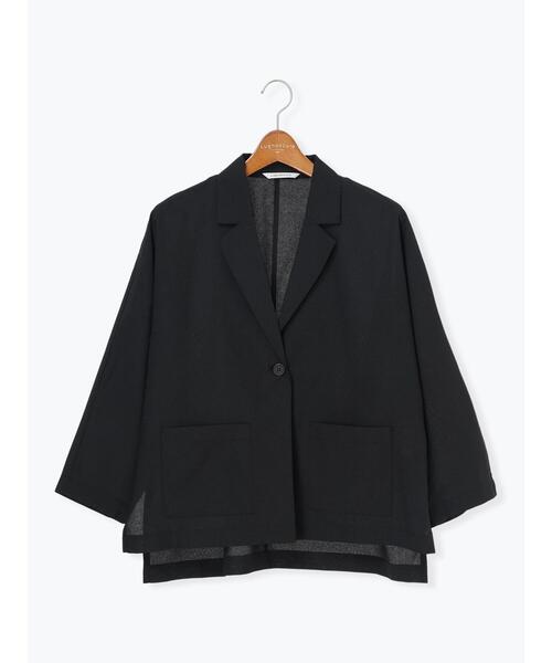 Lugnoncure（ルノンキュール）の「シアードルマンテーラードジャケット（ノーカラージャケット・レディース・ブラック/ブラウン/ベージュ・F）」の15枚目の写真