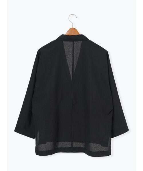 Lugnoncure（ルノンキュール）の「シアードルマンテーラードジャケット（ノーカラージャケット・レディース・ブラック/ブラウン/ベージュ・F）」の16枚目の写真