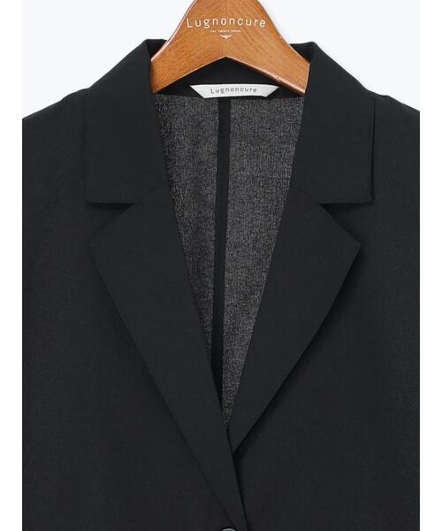 Lugnoncure（ルノンキュール）の「シアードルマンテーラードジャケット（ノーカラージャケット・レディース・ブラック/ブラウン/ベージュ・F）」の17枚目の写真