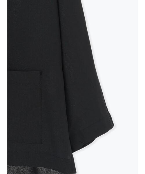 Lugnoncure（ルノンキュール）の「シアードルマンテーラードジャケット（ノーカラージャケット・レディース・ブラック/ブラウン/ベージュ・F）」の18枚目の写真