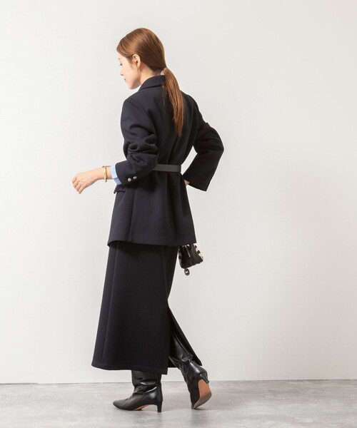 NOLLEY’S（ノーリーズ）の「《セットアップ対応》ウォッシャブルエアボールタイトスカート（スカート・レディース・ブラック/チャコールグレー・34/36/38）」の7枚目の写真