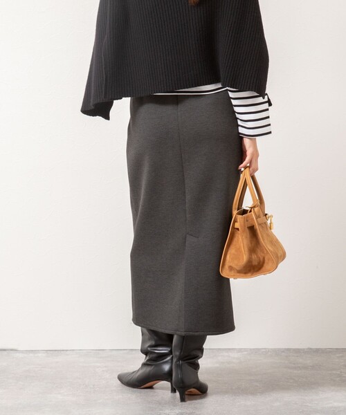 NOLLEY’S（ノーリーズ）の「《セットアップ対応》ウォッシャブルエアボールタイトスカート（スカート・レディース・ブラック/チャコールグレー・34/36/38）」の15枚目の写真