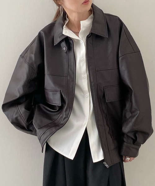 h*0様 BROOKS346 シャツアウター レザージャケット 薄手 柔らかい h*0様 BROOKS346 シャツアウター レザージャケット 薄手 柔らかい 楽天