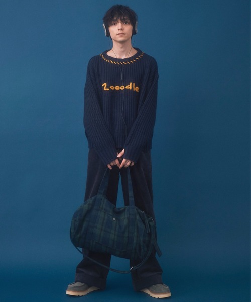 Zooodle（ズードル）の「Travel Boston Bag - トラベルボストンバッグ -（トートバッグ・メンズ・ブラウン/グリーン・FREE）」の11枚目の写真