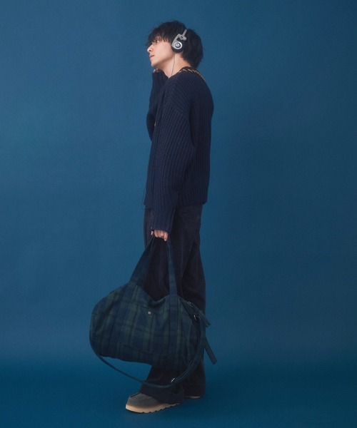 Zooodle（ズードル）の「Travel Boston Bag - トラベルボストンバッグ -（トートバッグ・メンズ・ブラウン/グリーン・FREE）」の12枚目の写真