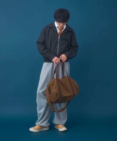 Zooodle（ズードル）の「Travel Boston Bag - トラベルボストンバッグ -（トートバッグ・メンズ・ブラウン/グリーン・FREE）」の6枚目の写真