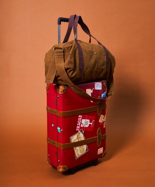 Zooodle（ズードル）の「Travel Boston Bag - トラベルボストンバッグ -（トートバッグ・メンズ・ブラウン/グリーン・FREE）」の9枚目の写真