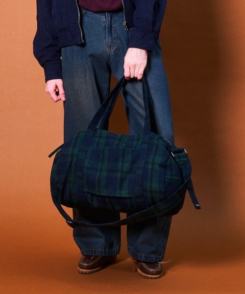 Zooodle（ズードル）の「Travel Boston Bag - トラベルボストンバッグ -（トートバッグ・メンズ・ブラウン/グリーン・FREE）」の13枚目の写真