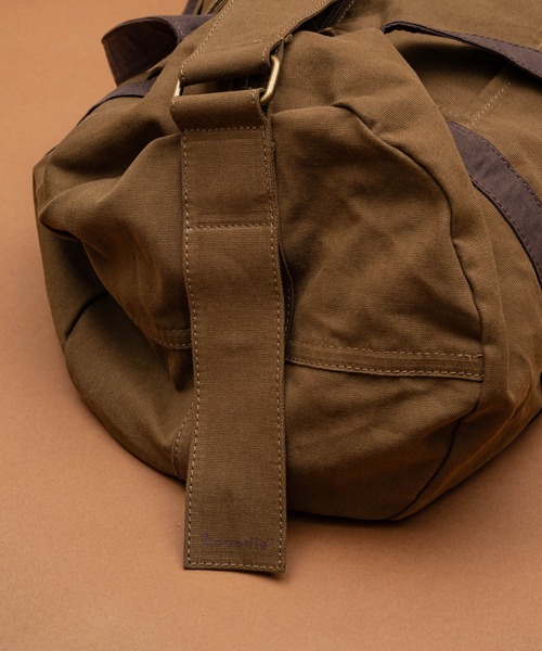 Zooodle（ズードル）の「Travel Boston Bag - トラベルボストンバッグ -（トートバッグ・メンズ・ブラウン/グリーン・FREE）」の19枚目の写真