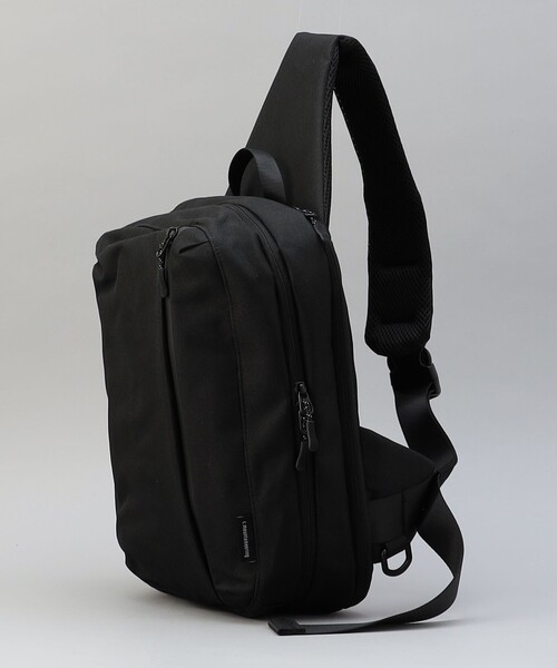 coen（コーエン）の「ブラックボディバッグ（ボディバッグ/ウエストポーチ・メンズ・ブラック・FREE）」の2枚目の写真