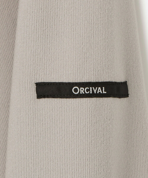 ORCIVAL（オーシバル）の「ORCIVAL | 起毛フライス スタンドネックプルオーバー MEN（Tシャツ/カットソー・メンズ・グレー/ブラック・5/4）」の9枚目の写真