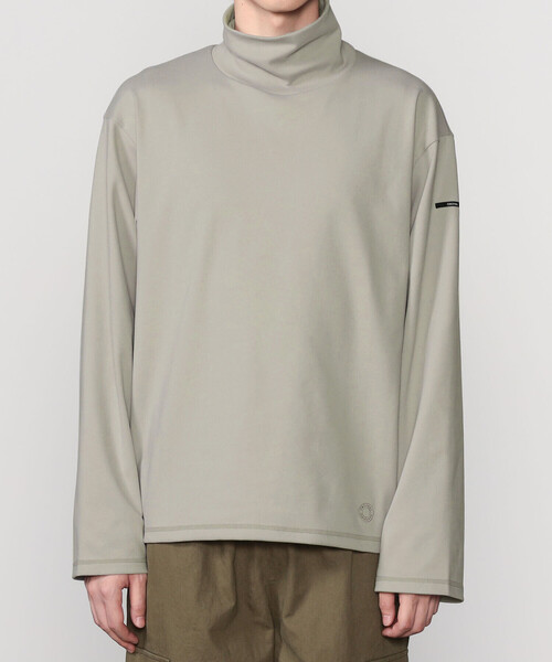 ORCIVAL（オーシバル）の「ORCIVAL | 起毛フライス スタンドネックプルオーバー MEN（Tシャツ/カットソー・メンズ・グレー/ブラック・5/4）」の10枚目の写真