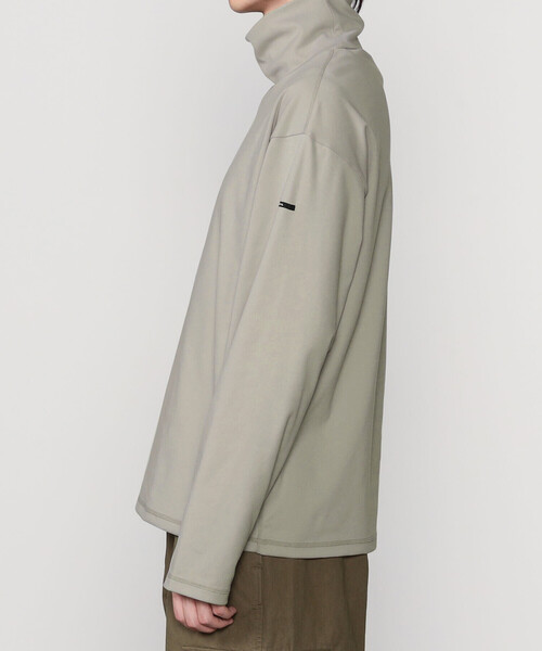 ORCIVAL（オーシバル）の「ORCIVAL | 起毛フライス スタンドネックプルオーバー MEN（Tシャツ/カットソー・メンズ・グレー/ブラック・5/4）」の11枚目の写真