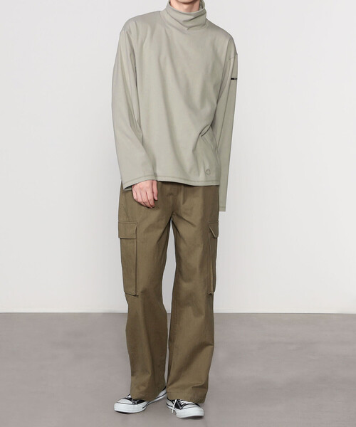 ORCIVAL（オーシバル）の「ORCIVAL | 起毛フライス スタンドネックプルオーバー MEN（Tシャツ/カットソー・メンズ・グレー/ブラック・5/4）」の14枚目の写真