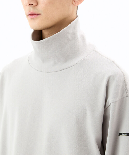 ORCIVAL（オーシバル）の「ORCIVAL | 起毛フライス スタンドネックプルオーバー MEN（Tシャツ/カットソー・メンズ・グレー/ブラック・5/4）」の16枚目の写真