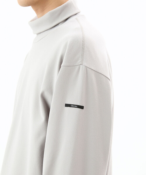 ORCIVAL（オーシバル）の「ORCIVAL | 起毛フライス スタンドネックプルオーバー MEN（Tシャツ/カットソー・メンズ・グレー/ブラック・5/4）」の18枚目の写真