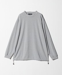 HAND ROOM（ハンドルーム）の「【別注】＜HAND ROOM＞ドローコード モックネック ロングスリーブ Tシャツ（Tシャツ/カットソー）」