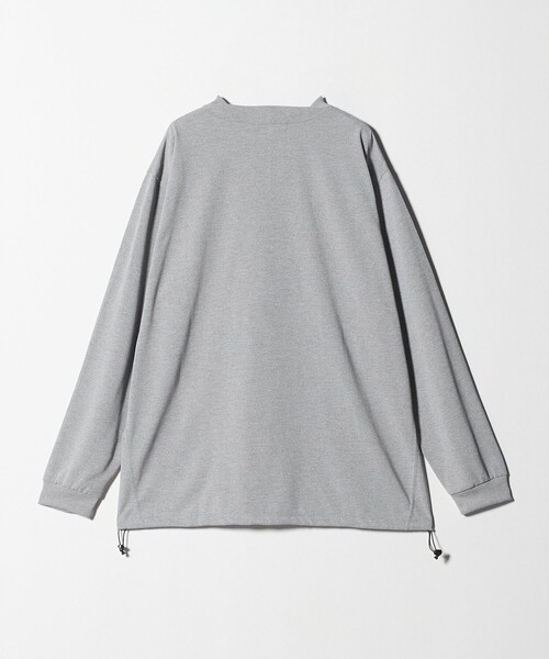 HAND ROOM（ハンドルーム）の「【別注】＜HAND ROOM＞ドローコード モックネック ロングスリーブ Tシャツ（Tシャツ/カットソー・メンズ・ホワイト/ブラック/グレー系・M/L/XL）」の13枚目の写真