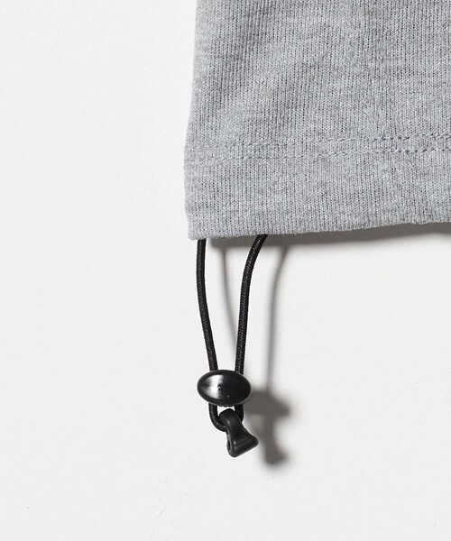 HAND ROOM（ハンドルーム）の「【別注】＜HAND ROOM＞ドローコード モックネック ロングスリーブ Tシャツ（Tシャツ/カットソー・メンズ・ホワイト/ブラック/グレー系・M/L/XL）」の10枚目の写真