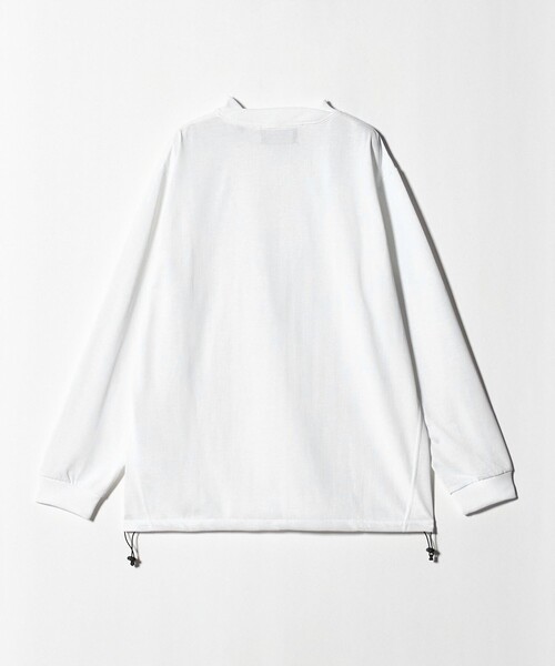 HAND ROOM（ハンドルーム）の「【別注】＜HAND ROOM＞ドローコード モックネック ロングスリーブ Tシャツ（Tシャツ/カットソー・メンズ・ホワイト/ブラック/グレー系・M/L/XL）」の8枚目の写真