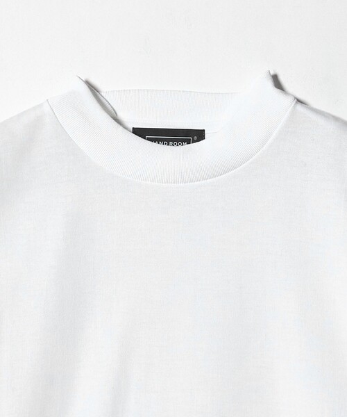 HAND ROOM（ハンドルーム）の「【別注】＜HAND ROOM＞ドローコード モックネック ロングスリーブ Tシャツ（Tシャツ/カットソー・メンズ・ホワイト/ブラック/グレー系・M/L/XL）」の7枚目の写真