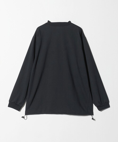 HAND ROOM（ハンドルーム）の「【別注】＜HAND ROOM＞ドローコード モックネック ロングスリーブ Tシャツ（Tシャツ/カットソー・メンズ・ホワイト/ブラック/グレー系・M/L/XL）」の5枚目の写真